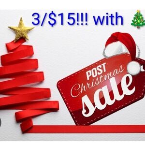 🎄 3/$15 bundle💼 Sale ends Jan 15, 2026 Only Items With 🎄